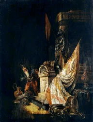 Robbers at the Marble Sarcophagus (Vanitas Allegory)